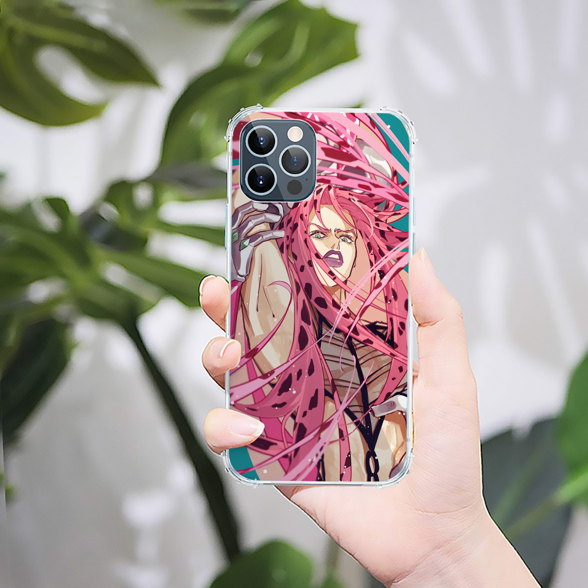 （画像用） ジョジョの奇妙な冒険 JoJo's Bizarre Adventure 【iPhone 12シリーズ対応】透明スマホケース（クリアソフトケース）